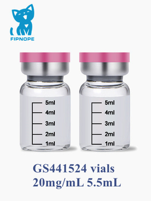 Injeção farmacêutica da categoria 20mg/mL GS441 para a injeção do PLF Cat Treatment GS-441524