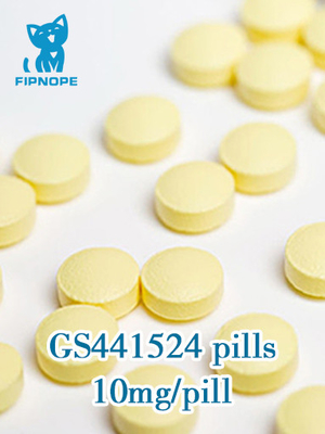 Cura de CAS 1191237-69-0 dos comprimidos do gato FIPV GS-441524 para o PLF nos gatos